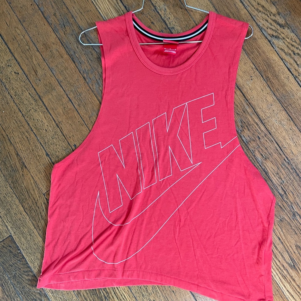 Nike Women's Bold Red Muscle Tee